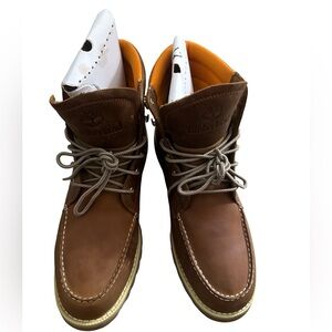 Timberland Men's Redwood Falls Waterproof Moc-Toe Boot Brown Sz 12 $189